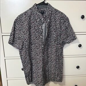 J. Crew Men's Black Floral Shirt